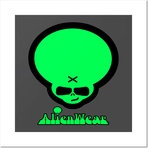 Smirking Alien 2 Wall Art by ZoinksTeez